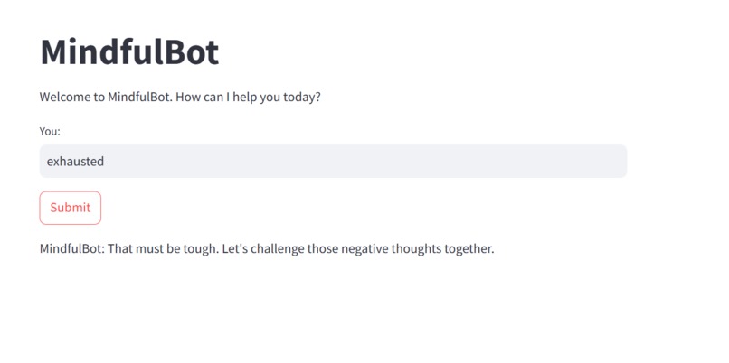 WellnessBot: AI-Powered CBT Therapy for emotional wellbeing. – screenshot 1