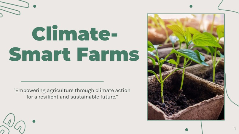 "Climate-Smart Farms." – screenshot 1