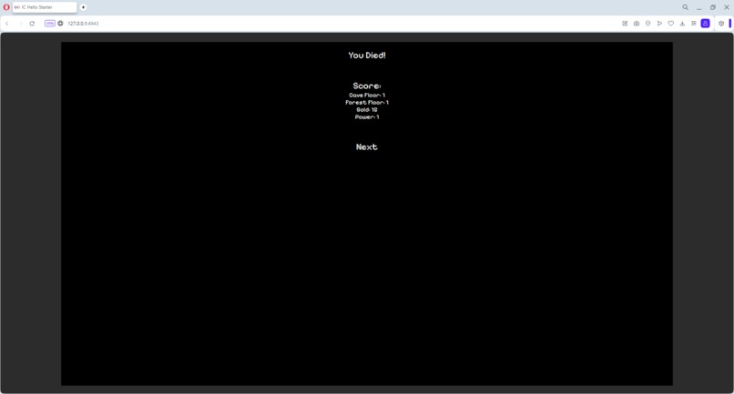 Blockchain game – screenshot 1