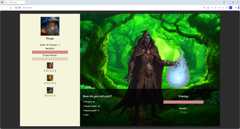 Blockchain game – screenshot 4