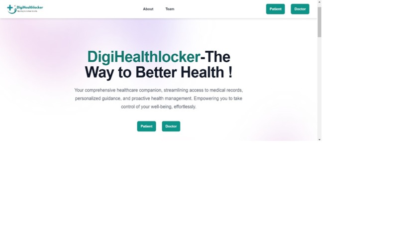 DigiHealthLocker – screenshot 1