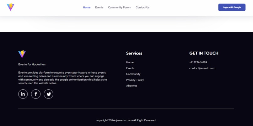 Evento Event Hosting React web app – screenshot 2