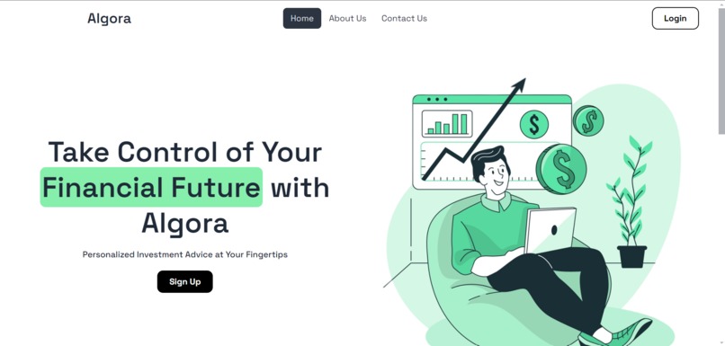 Algora - Personalised Personal Finance Management Platform – screenshot 1