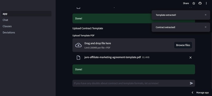 AI-Contract-Assistant – screenshot 1