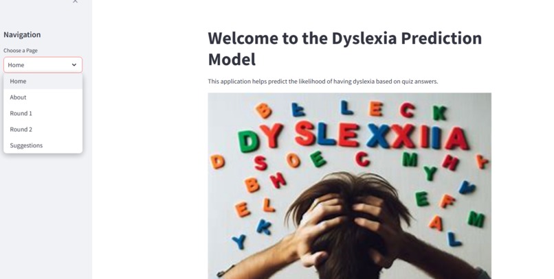 Dyslexia Risk Assessment Tool – screenshot 1