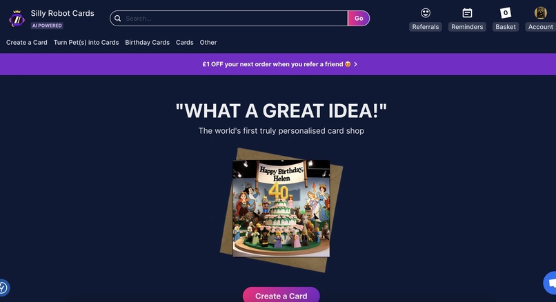 Silly Robot Cards – screenshot 1