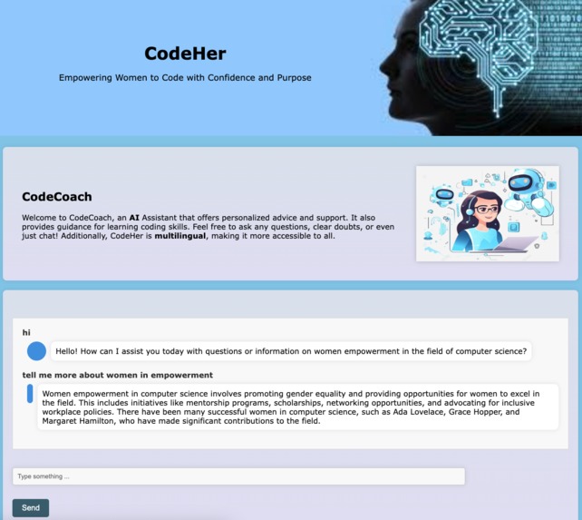 CodeHer  – screenshot 2