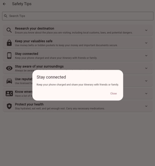Travel Planner – screenshot 4