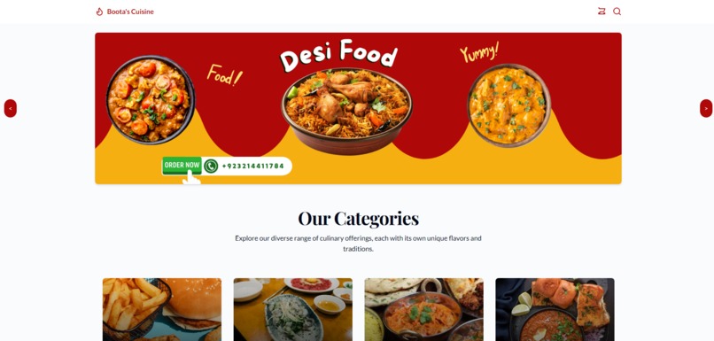 Boota's Cuisine – screenshot 1