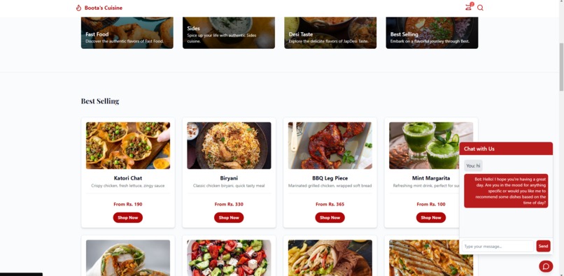 Boota's Cuisine – screenshot 3