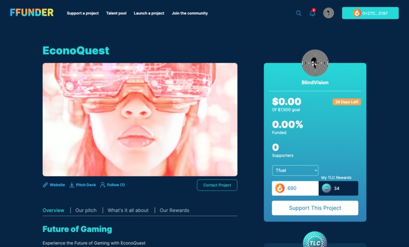 FFUNDER – screenshot 2