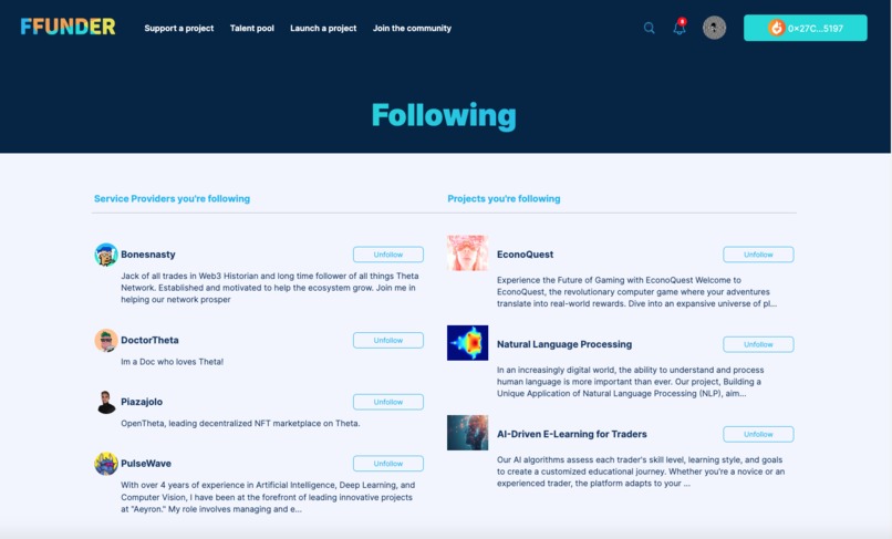 FFUNDER – screenshot 12