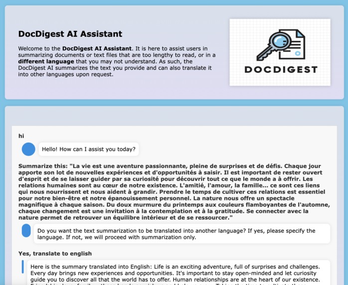 DocDigest – screenshot 1