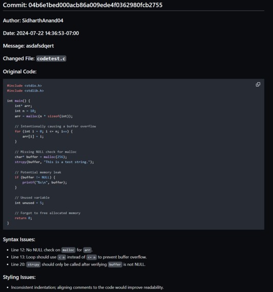 CodeSentinel – screenshot 3