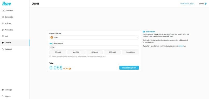 ikav.net - AI Article Generation on Web3 – screenshot 1