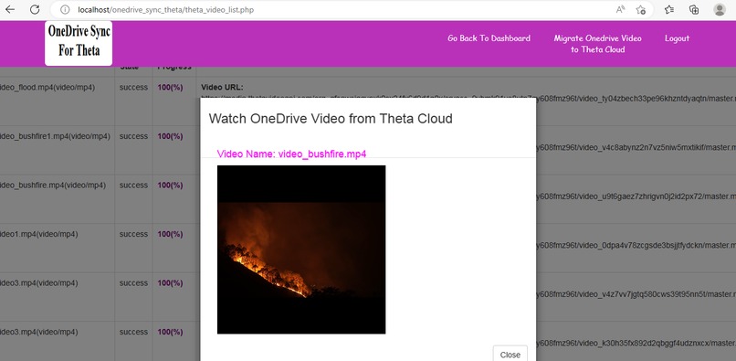 Amazon S3 and OneDrive Video Sync For Theta  – screenshot 6