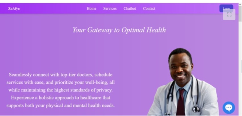 zoeAfya – screenshot 1