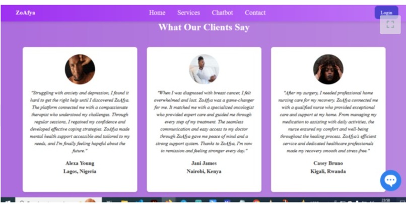 zoeAfya – screenshot 3