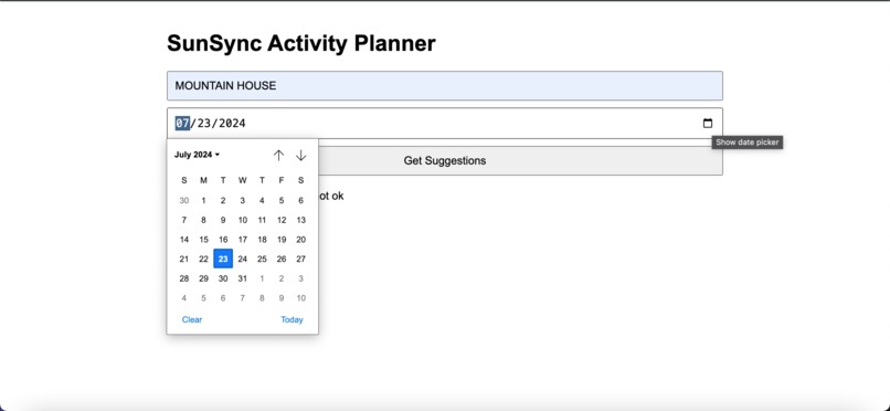 SunSync – screenshot 2