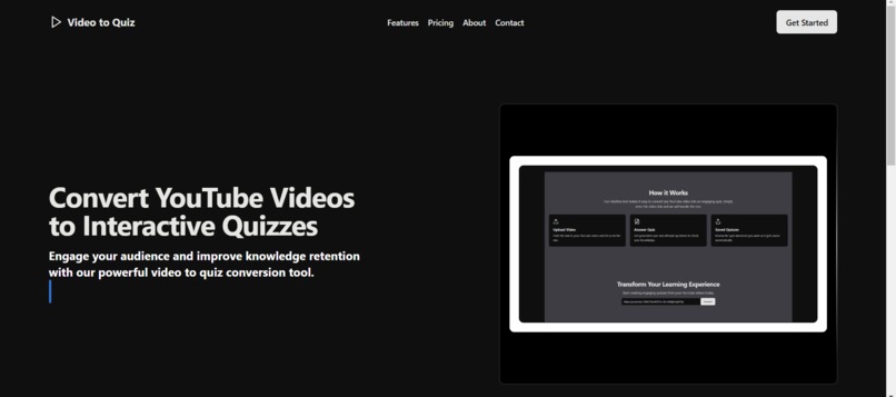 Video2quiz.ai – screenshot 1