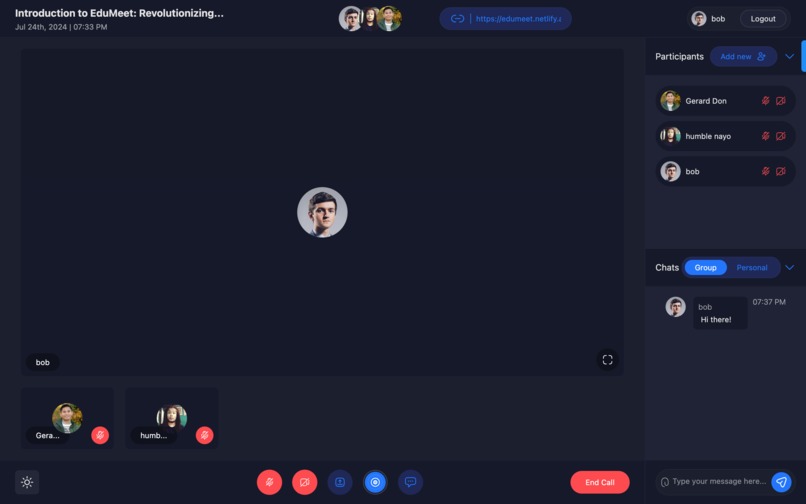 EduMeet – screenshot 2
