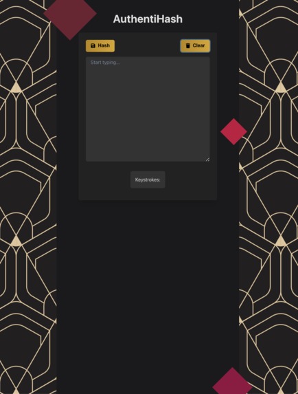 AuthentiHash – screenshot 1