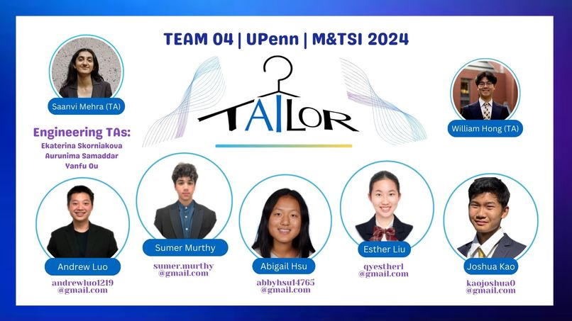 Team 4 - TAILOR – screenshot 1