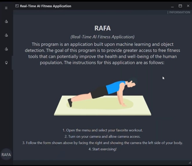 Real-Time AI Fitness Application - RAFA – screenshot 7