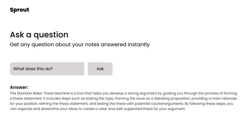 Sprout – screenshot 2
