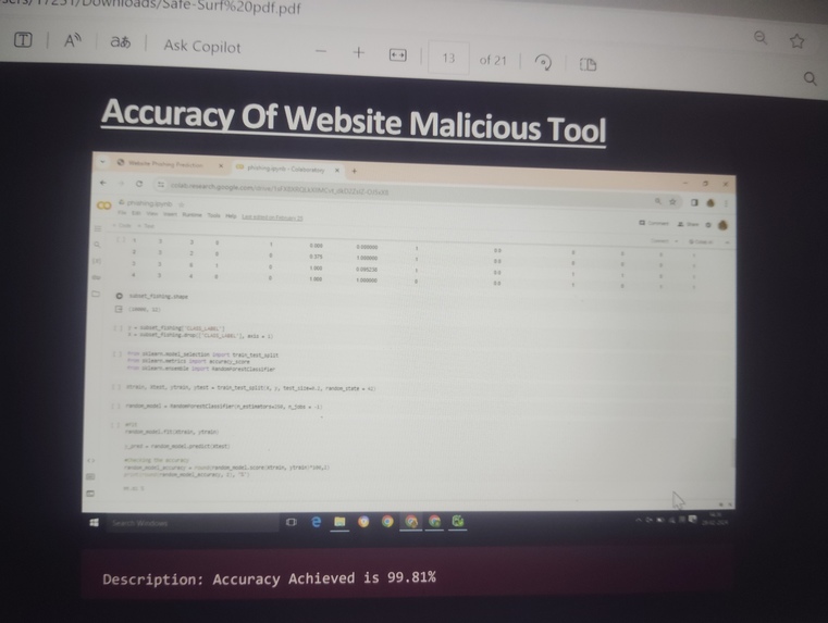 Fake news detector  – screenshot 1