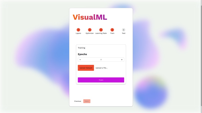 VisualML – screenshot 2