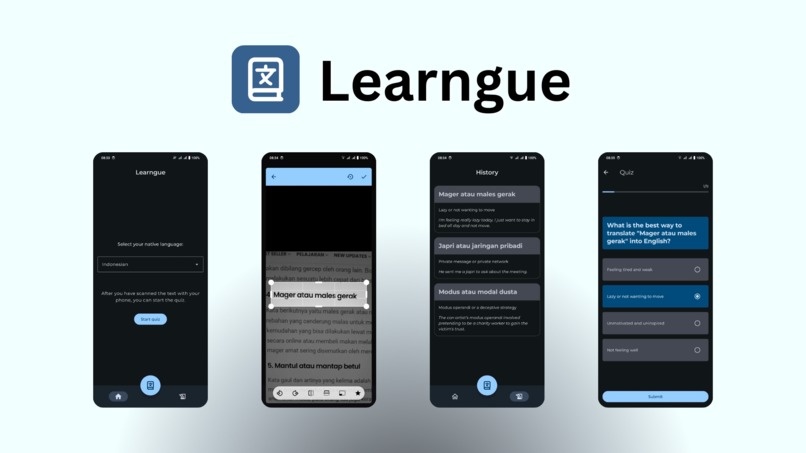 Learngue – screenshot 1