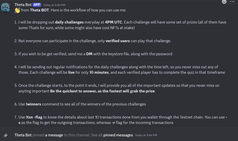 Theta's Discord Bot – screenshot 1