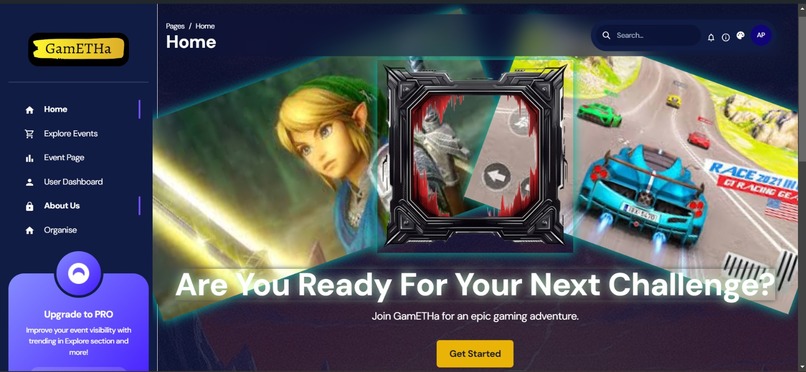 GamETHa – screenshot 1