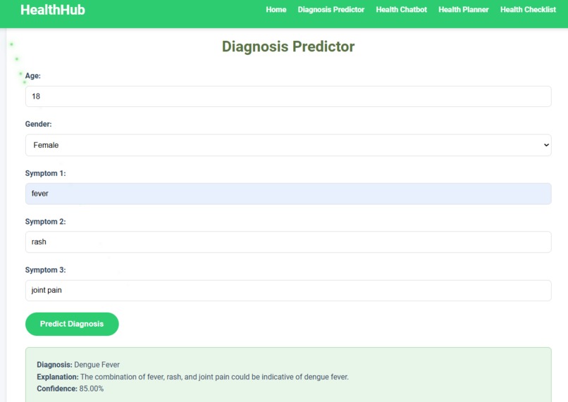 HealthHub – screenshot 2