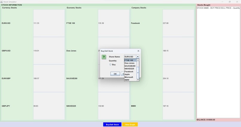 STOCK SIMULATOR GAME – screenshot 2