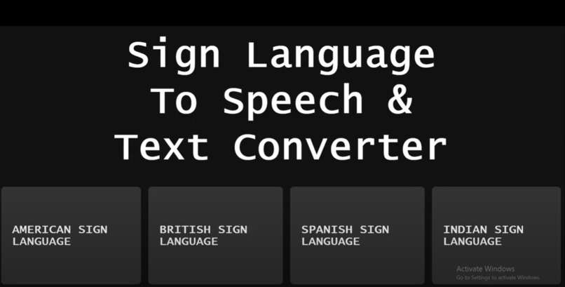 Multi Sign Language : Speech and Text Converter – screenshot 1