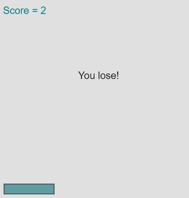 pong game  – screenshot 1