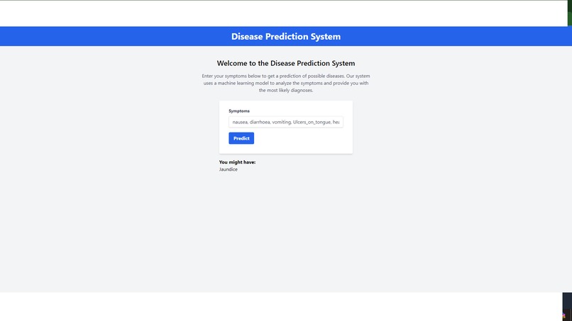 Disease Predictor AI – screenshot 1