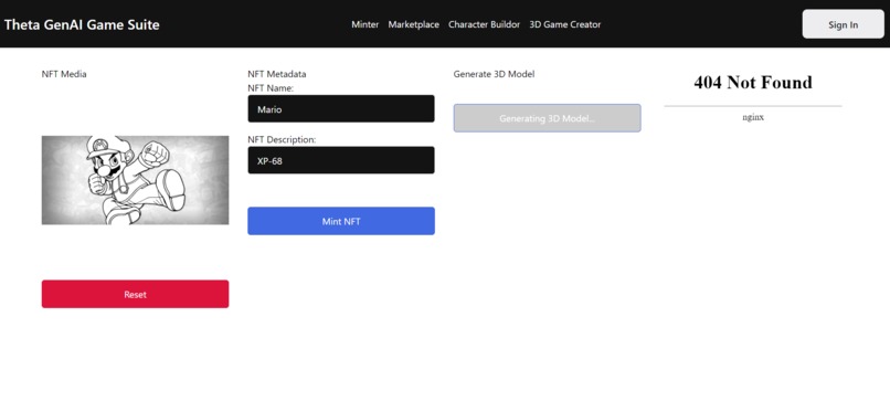 Theta GenAI Games – screenshot 1