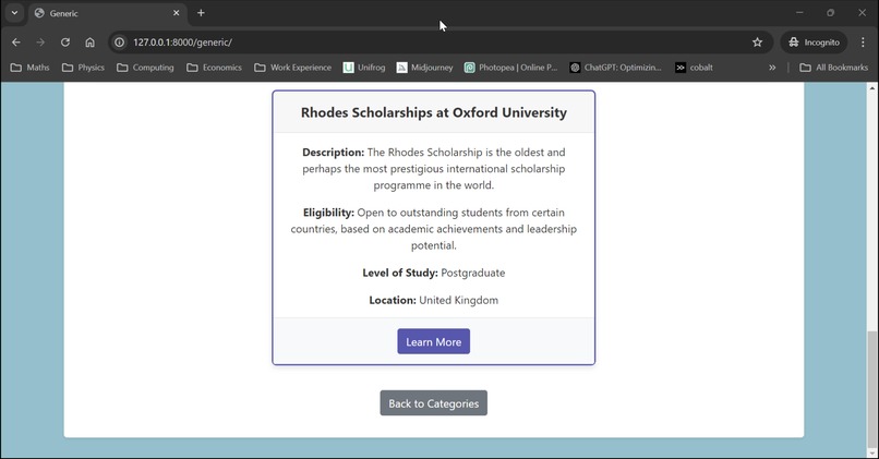 ScholarShip – screenshot 2