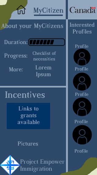 Project Empower Immigration – screenshot 1