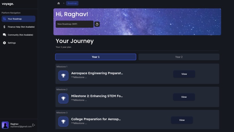 Voyage – screenshot 1