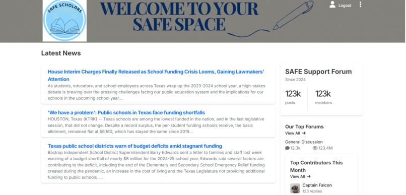 SAFE Scholars – screenshot 4