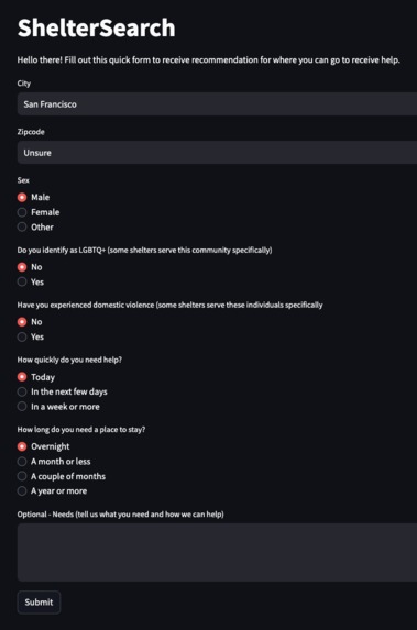 ShelterSearch – screenshot 2