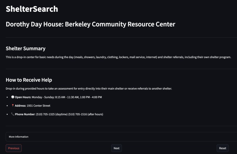 ShelterSearch – screenshot 3