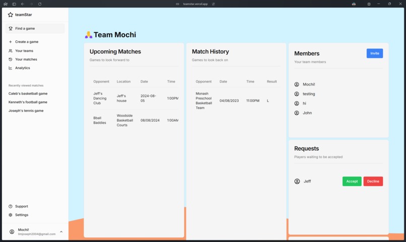 team$tar – screenshot 4