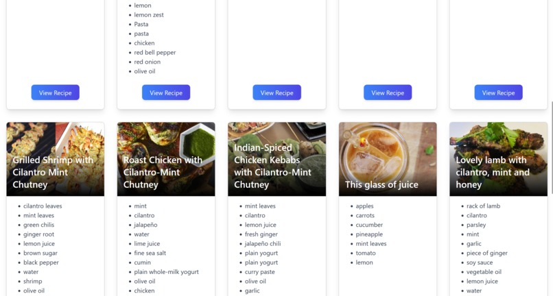 Seasonal Recipe Collection – screenshot 1