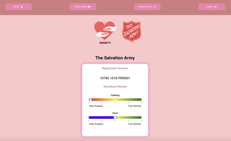 Sharity – screenshot 3