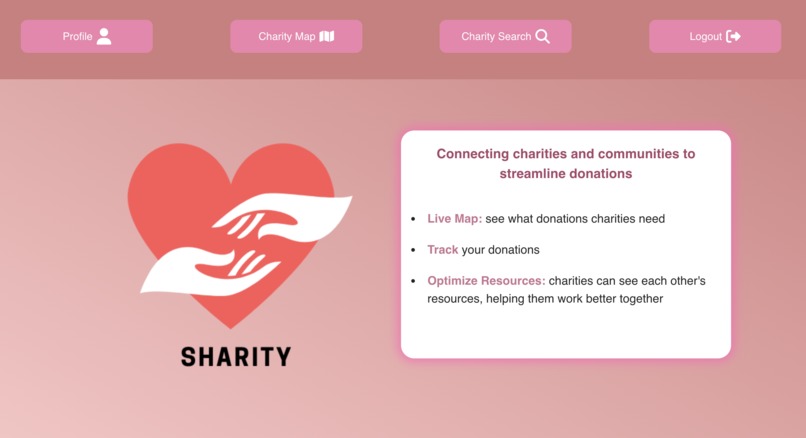 Sharity – screenshot 1